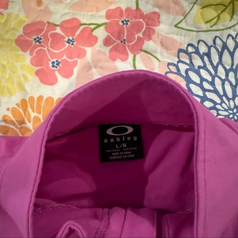 Women’s large Oakley full zip purple jacket - Picture 3 of 4